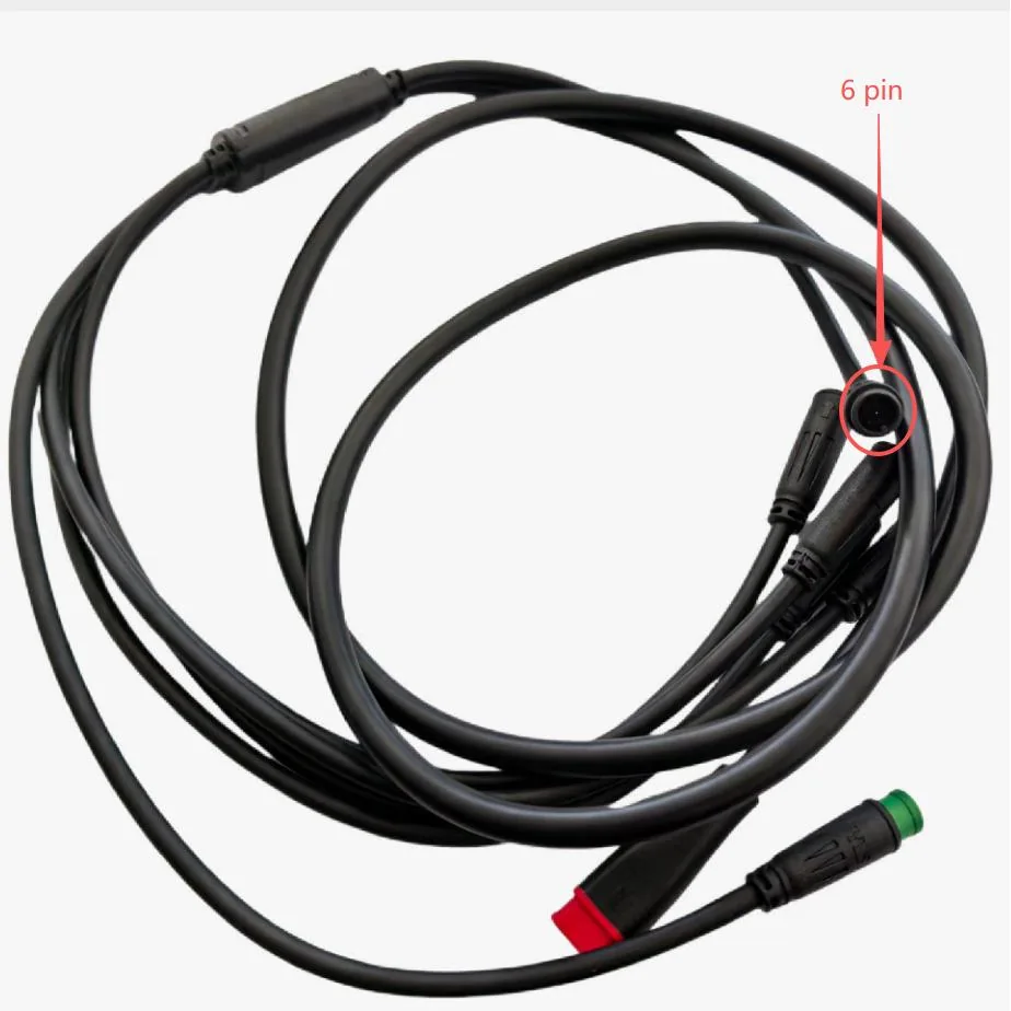 Kabelboom 6-pins richtingaanwijzers & bluetooth – OUXI V8 Ultra, GT20